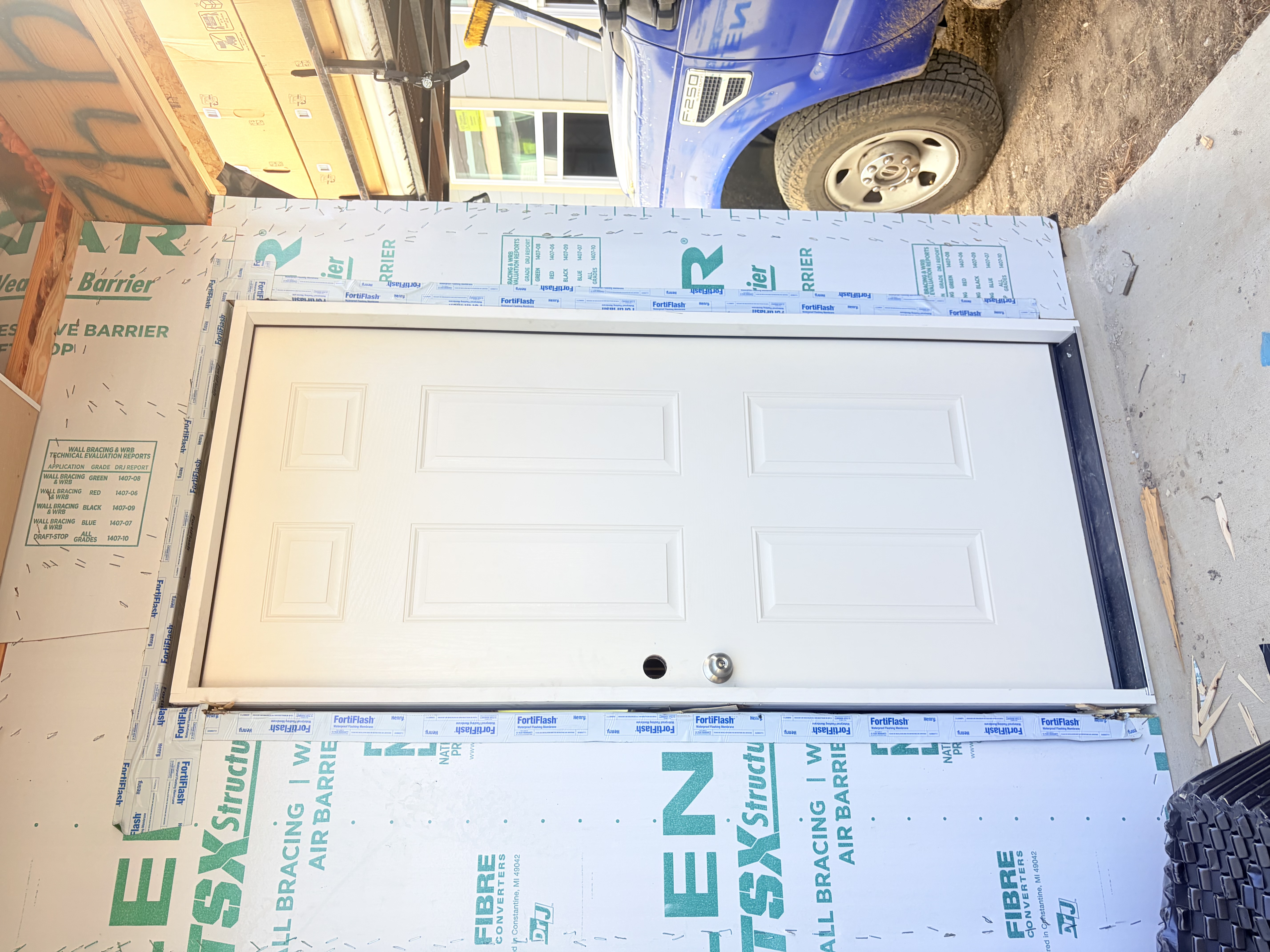 Completed door installation