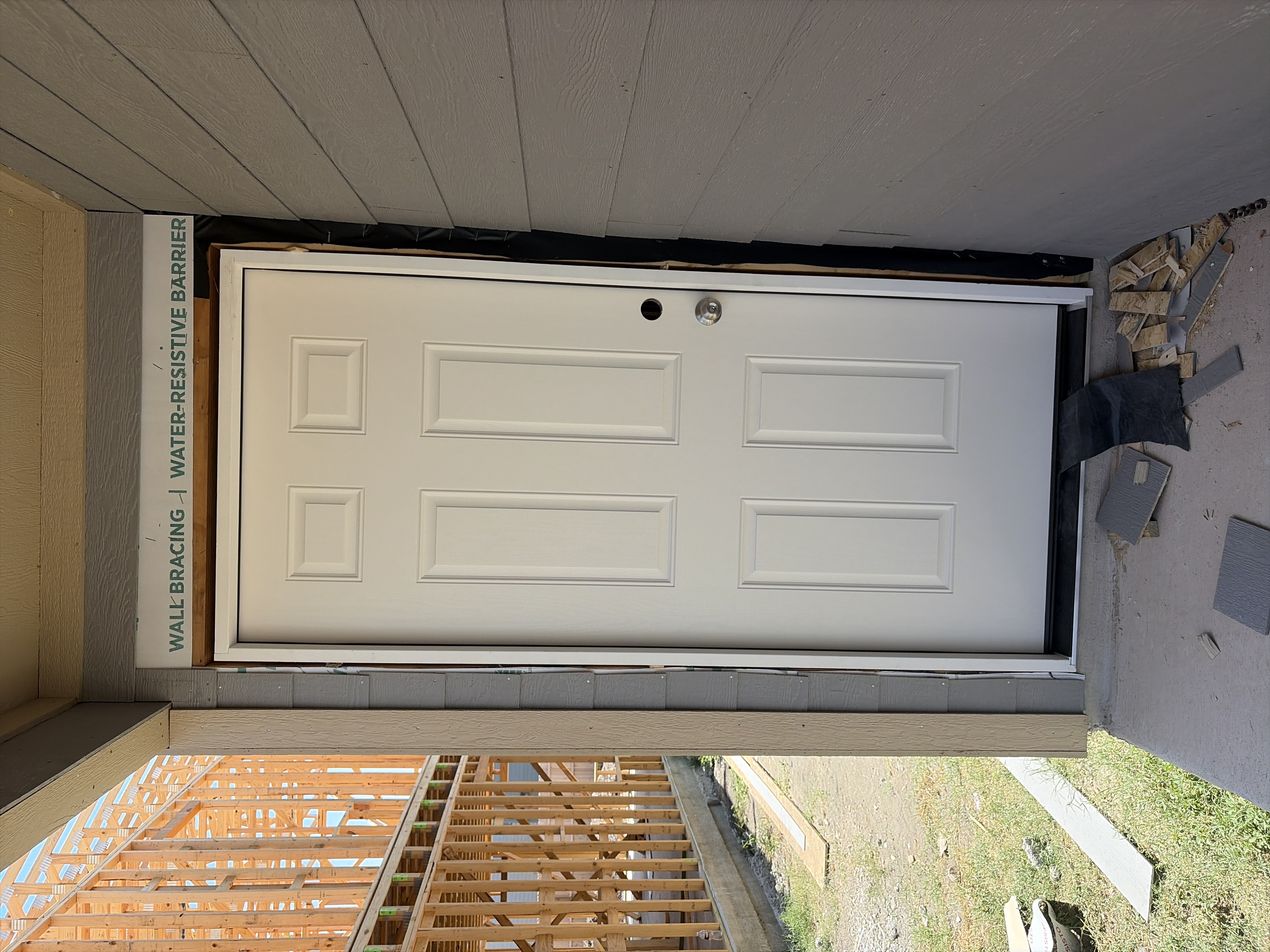 Completed door installation